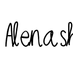 Alenashandwriting