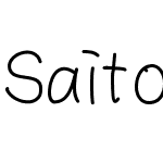 SaitoTegakiRegular