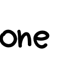 one