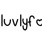 luvlyfont