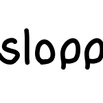 sloppywriting
