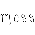 messyhandwrittenfont