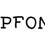 PFONT