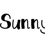 SunnyLetteringBold