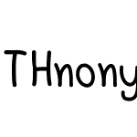 THnonycalligraphy