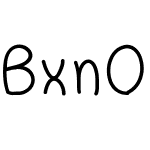 Bxn01font