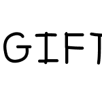 GIFTFontslight