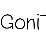 GoniTxtThin
