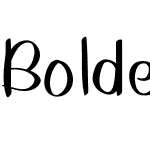 BolderHandwrittened