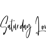 Saturday Lovers Personal Use