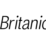 Britanica-RegularCondensedItalic