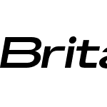 Britanica-ExtraBoldExpandedItalic