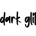 dark glitter