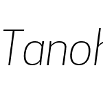 Tanohe Sans