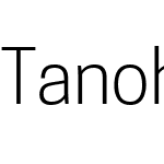 Tanohe Sans