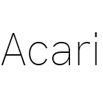 Acari Sans Neue