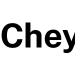 Cheyenne Sans Novus