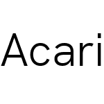 Acari Sans Neue