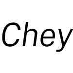 Cheyenne Sans Novus