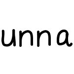 unnamedfont