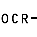 条形码字体OCR-B10BT