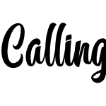 Calling Font