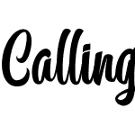 Calling Font