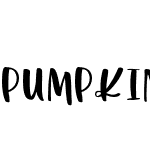 Pumpkin Chunk All Caps Sans