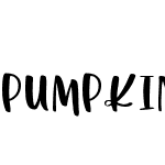 Pumpkin Chunk All Caps Sans