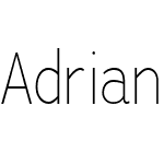 Adrianna Condensed