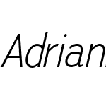 Adrianna Condensed