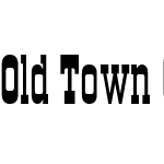 Old Town Condensed