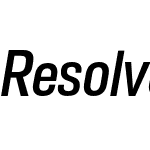 Resolve-SemiboldNrwIta