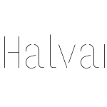 Halvar Stencil Engschrift