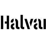 Halvar Stencil Engschrift