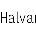 Halvar Stencil Engschrift