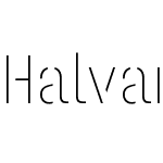 Halvar Stencil Engschrift