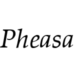 Pheasant Thin