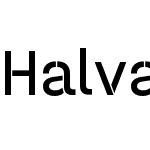 Halvar Stencil Mittelschrift