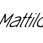 Mattilda Italic