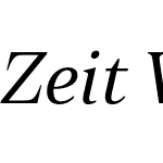 Zeit-LightItalic