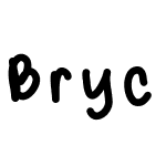 Bryceshandwriting