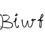 Biwfont