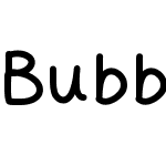 Bubblefont