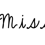 MissBStandardCursive