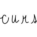 cursive