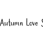 Autumn Love Sans