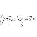 Beatrix Signature DEMO