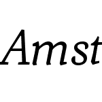 Amstelvar Italic