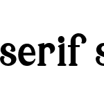 serif